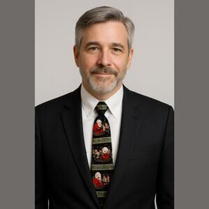 Holidays Christmas Santa Reindeer Sleight Festive Holiday Novelty Mens Silk Tie